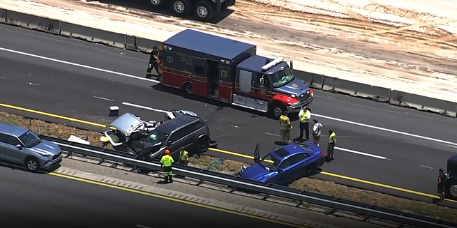6 vehicles involved in Osceola County crash on Florida's Turnpike