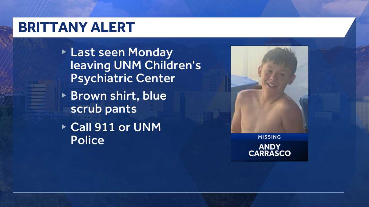 Brittany Alert issued for missing 13-year-old Andy Carrasco