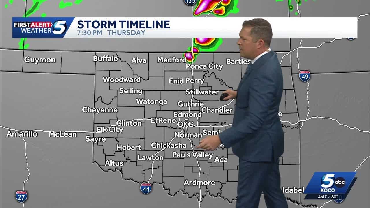 Tornadoes spin up with Oklahoma severe storms - KOCO