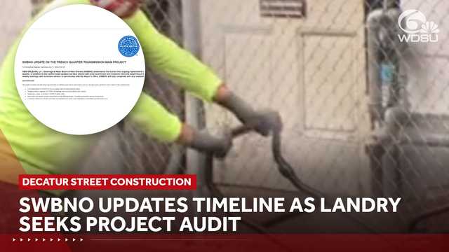 SWBNO updates timeline as Landry seeks construction audit