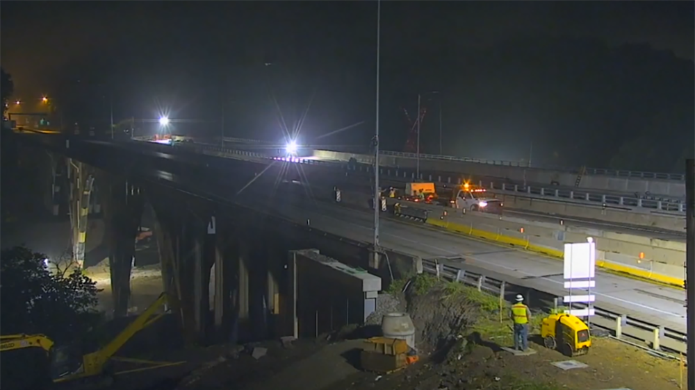 Parkway East closure underway for Commercial Street Bridge replacement project