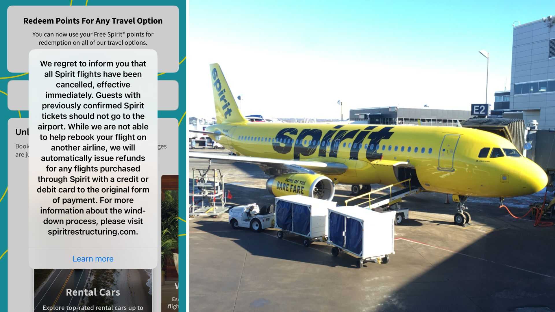 Spirit Airlines shuts down, stranding travelers at Logan