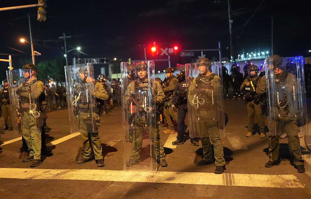 After weekend clashes, protests continue under curfew near Newark ICE facility
