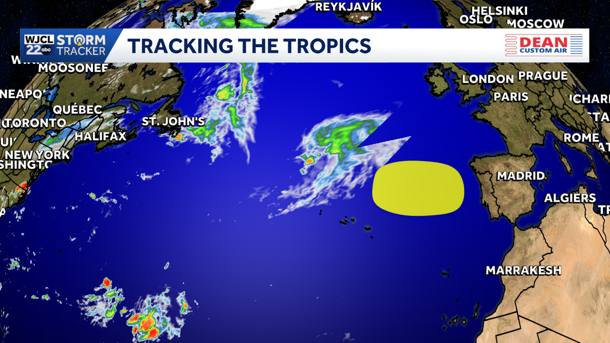 Low pressure system could form in the northeastern Atlantic by Friday