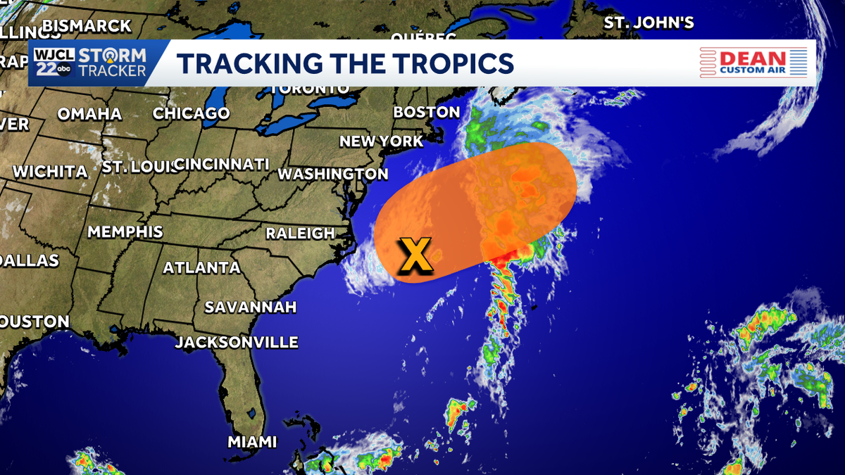 Tracking the tropics: Subtropical development possible for a disturbance near the U.S. East Coast