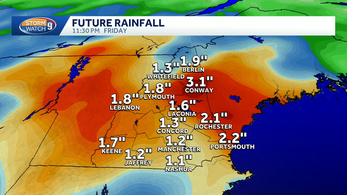 Beneficial rain expected Wednesday in New Hampshire as drought continues