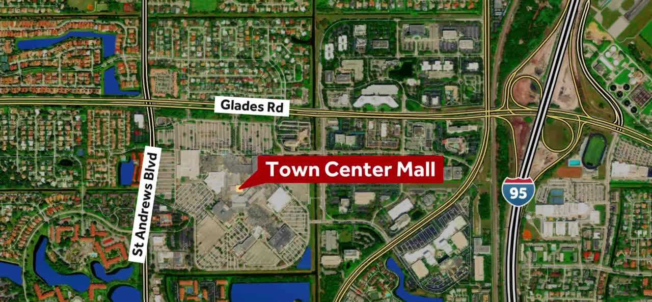 Boca Raton police investigate bomb threat at Town Center Mall