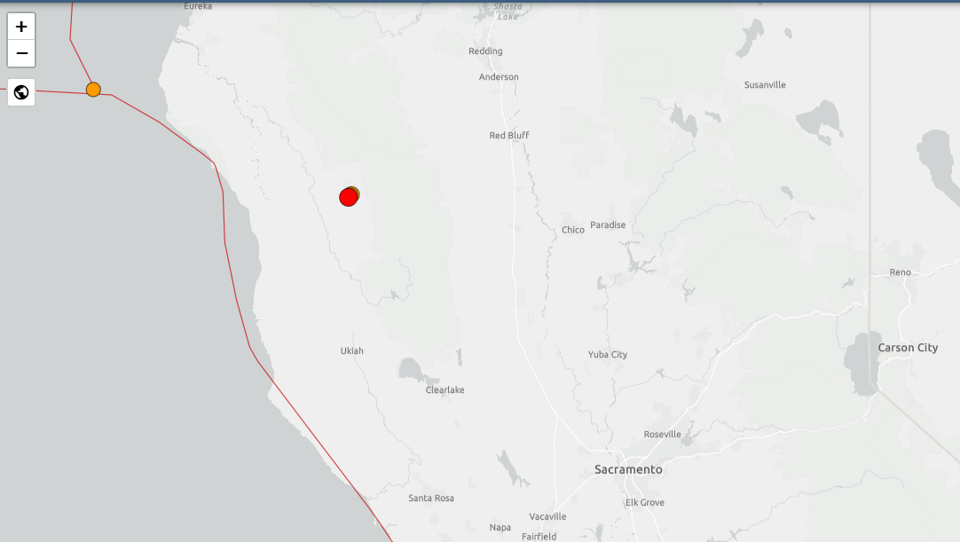 4.4 magnitude earthquake shakes Mendocino County, USGS says