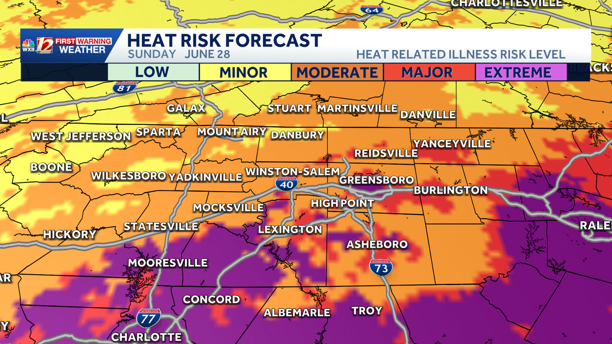 Less humid on Wednesday