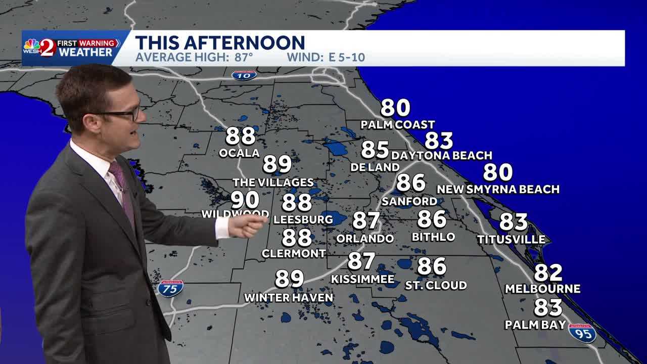 Heat builds through week; records possible in Central Florida