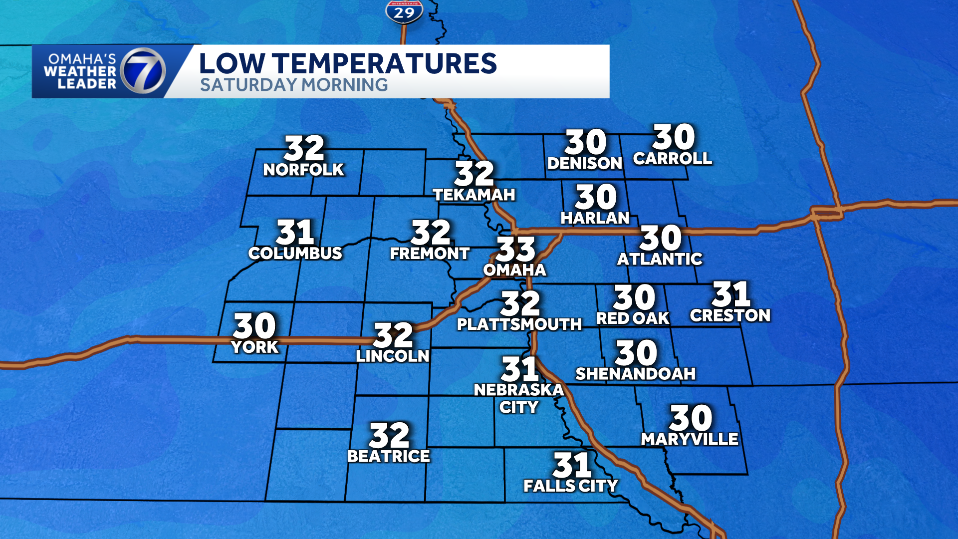 First frost, freeze of the season possible Saturday morning