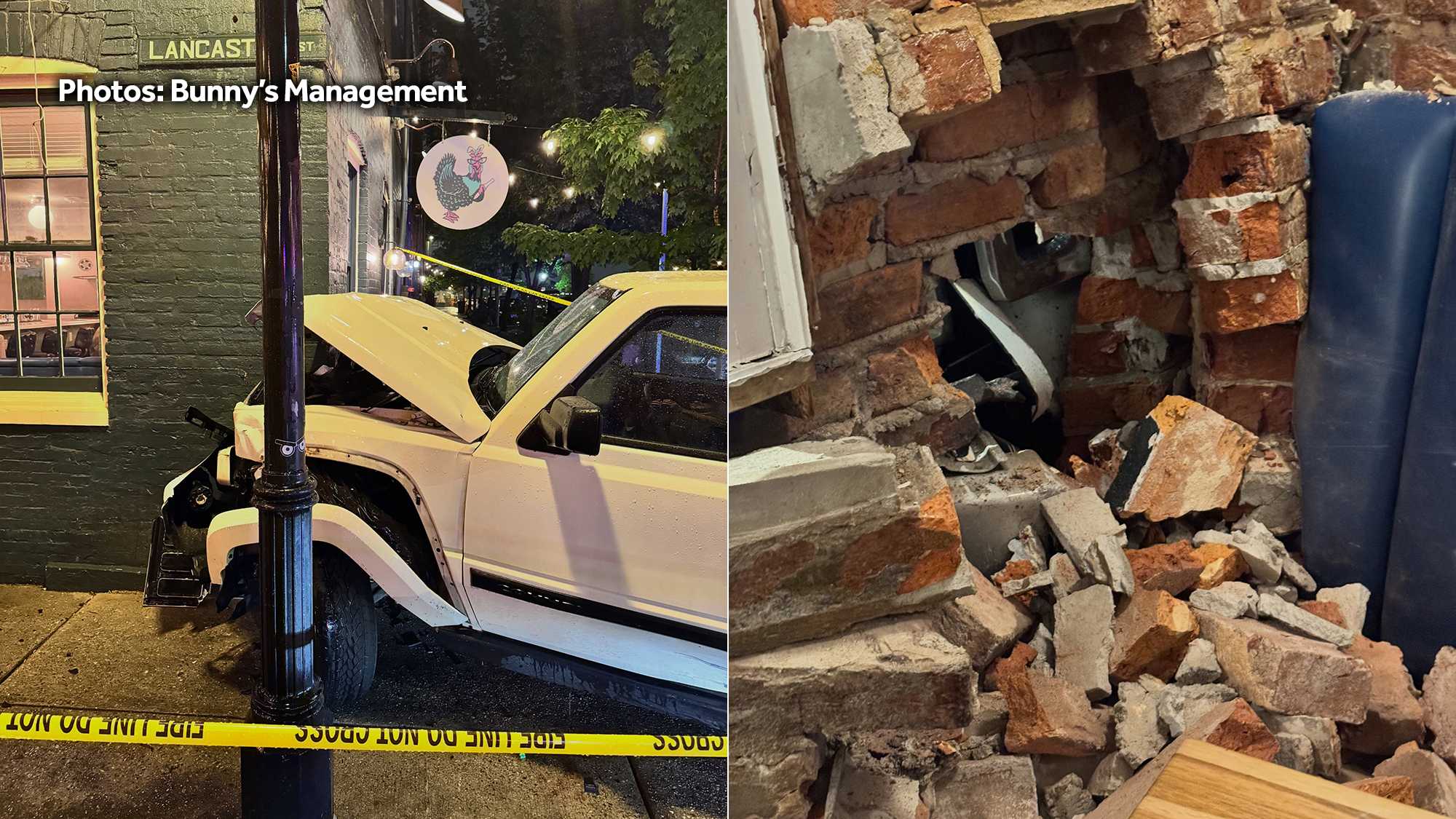 BPD: Driver crashed into cars, restaurant with child in vehicle