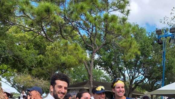 Woman receives marriage proposal at end of triathlon in West Palm Beach