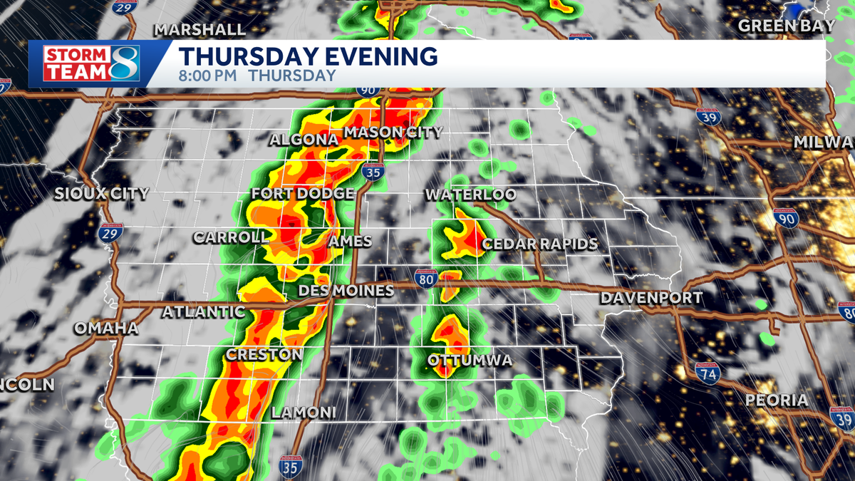 Iowa weather: What to know about severe storms possible Thursday