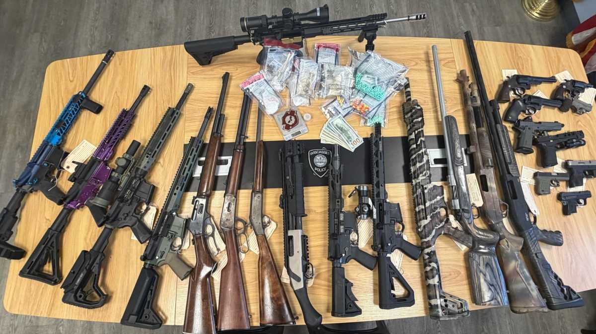 Police seize numerous drugs, dozens of guns in Maine bust