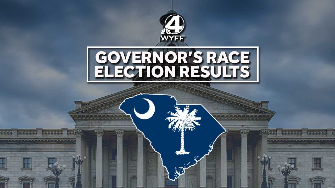 South Carolina governor's race primary election results