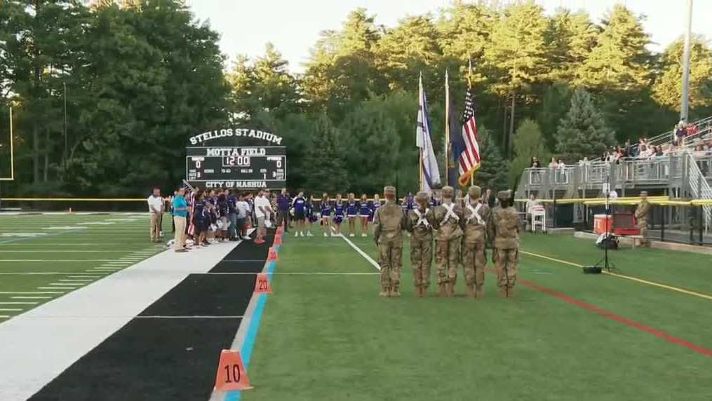 Former Nashua South coach who tracked planes on 9/11 honored before game