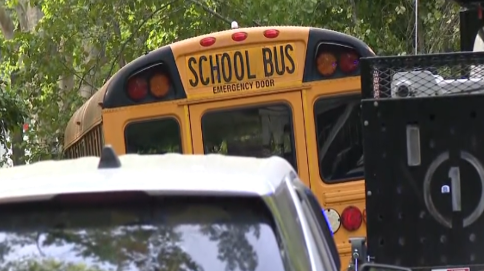 School bus crashes into tree in injuring driver in North Carolina