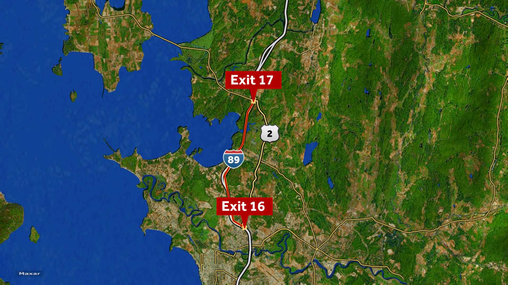 Interstate 89 South in Colchester reopens after crash - WPTZ