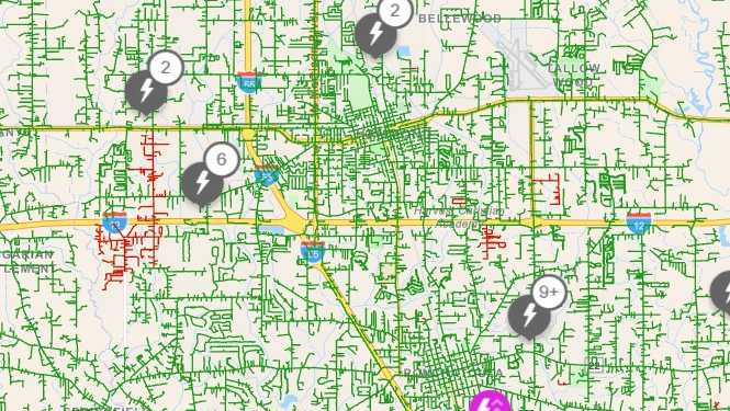 Live Map: Track power outages across the Southeast Louisiana as severe storms develop