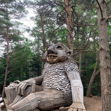 Thomas Dambo Trolls take over the Wild Center in Tupper Lake - WPTZ