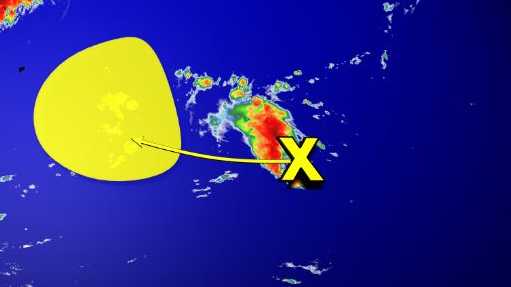 National Hurricane Center tracks Atlantic disturbance 1,000 miles east-southeast of Bermuda