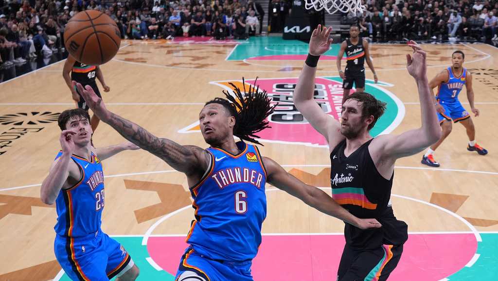 Thunder fall to Spurs in double OT during fiery Game 1 of West Finals