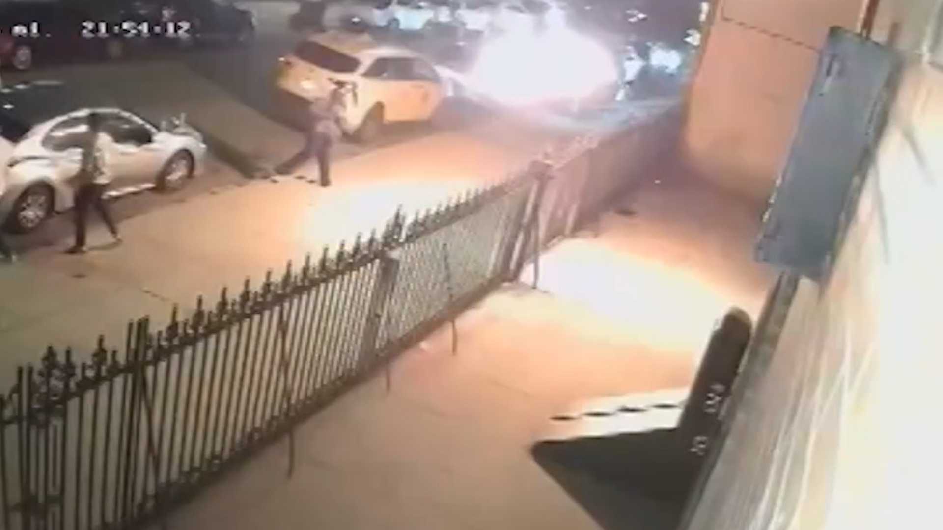 Video shows suspect throwing Molotov cocktail at church in Queens, NYPD says