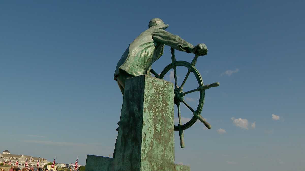 Lily Jean crew is honored in Gloucester at Fisherman's Memorial