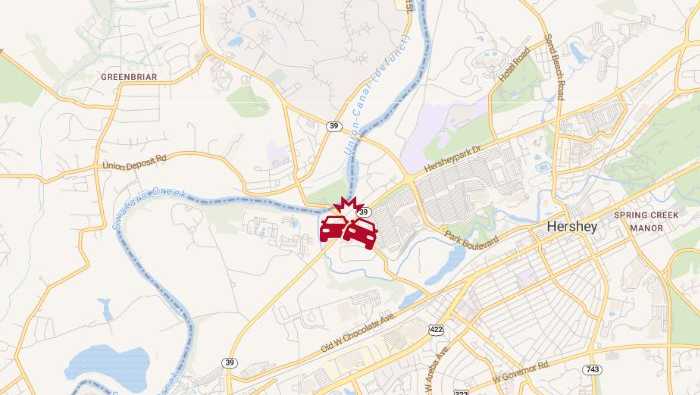 Two killed in head - on crash in Hershey , Pa .