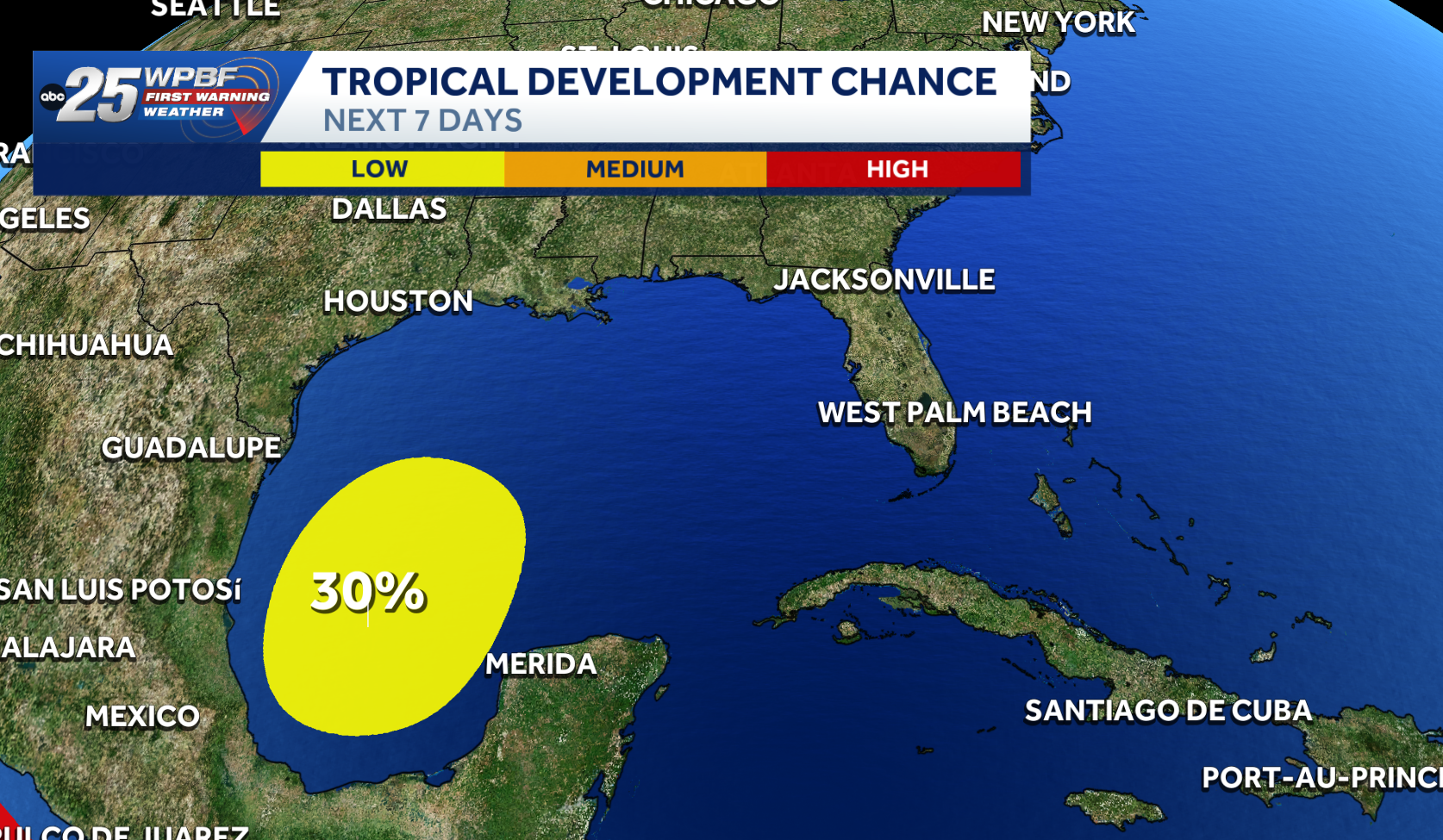 Broad low of low pressure could form in Gulf, NHC says