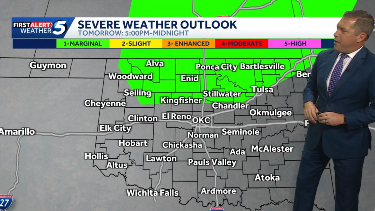 WEEKEND FORECAST: Severe weather possible for parts of Oklahoma as heat returns