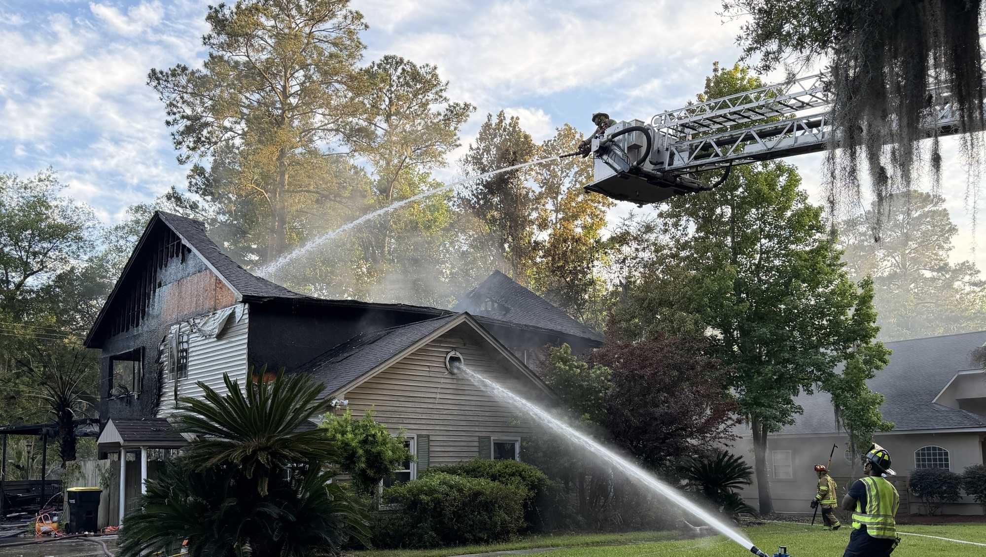 Two left without home after fire ravishes Savannah residence