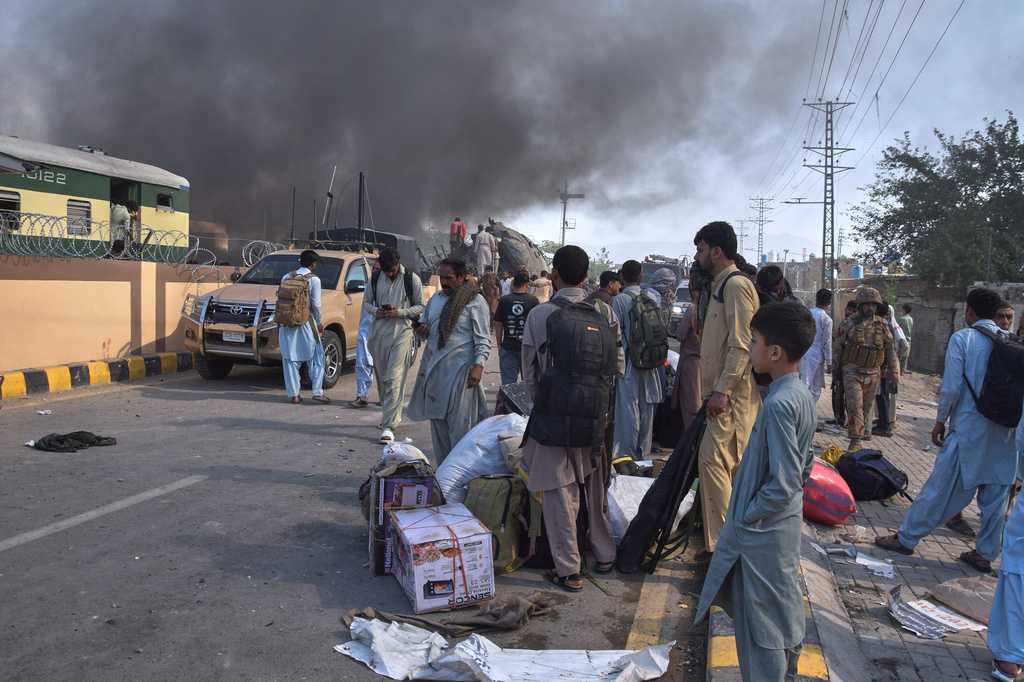 Explosion near railway track in southwest Pakistan kills at least 23 people
