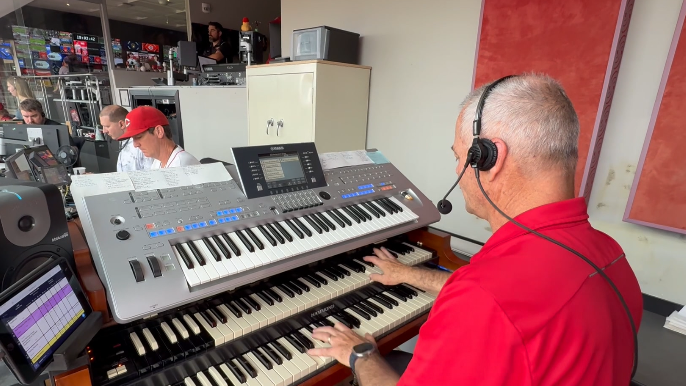 Reds’ organist celebrating 16 years of providing summer soundtrack to fans