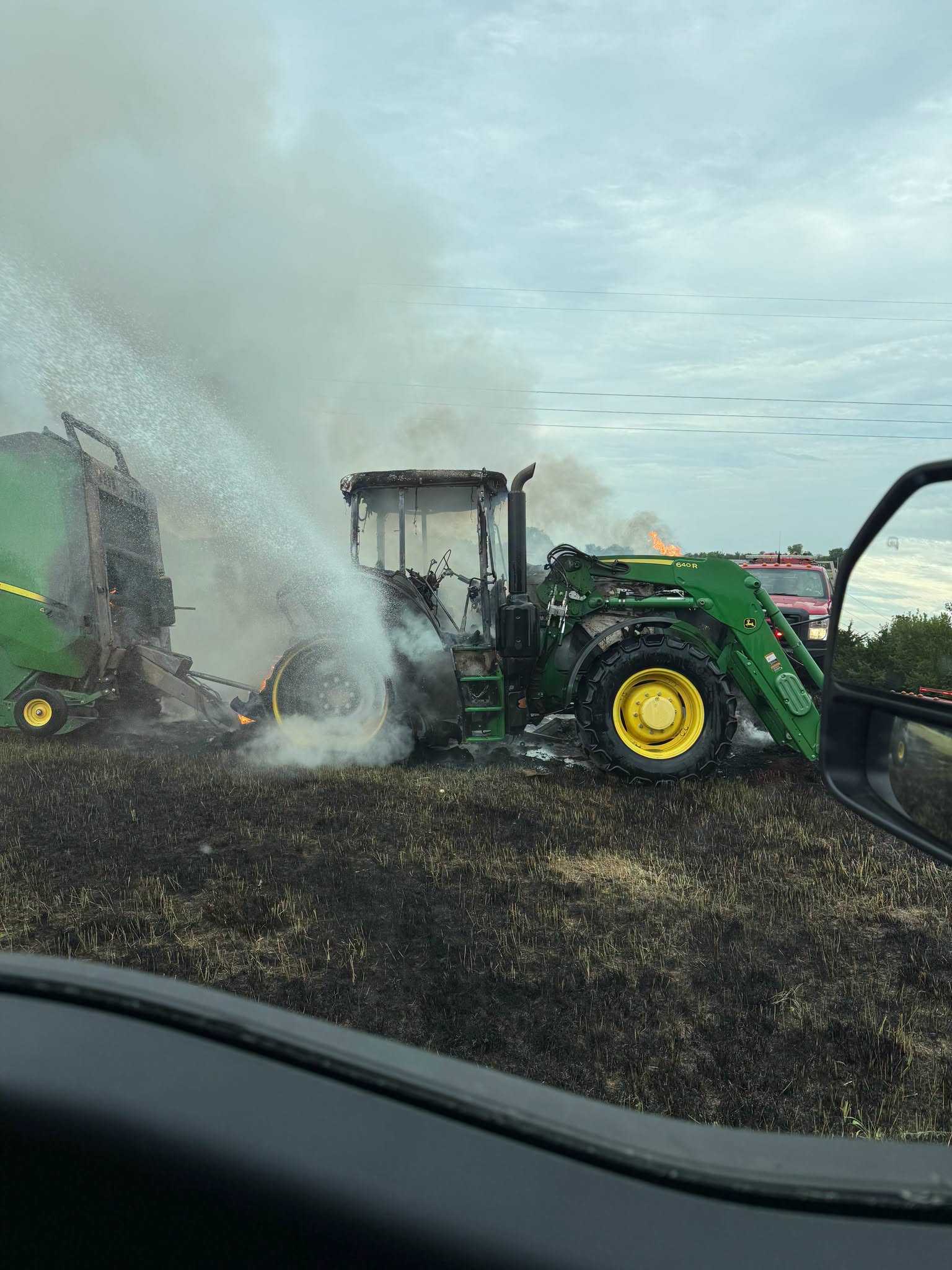 Stillwater firefighters assist neighboring fire department to put out grass fire