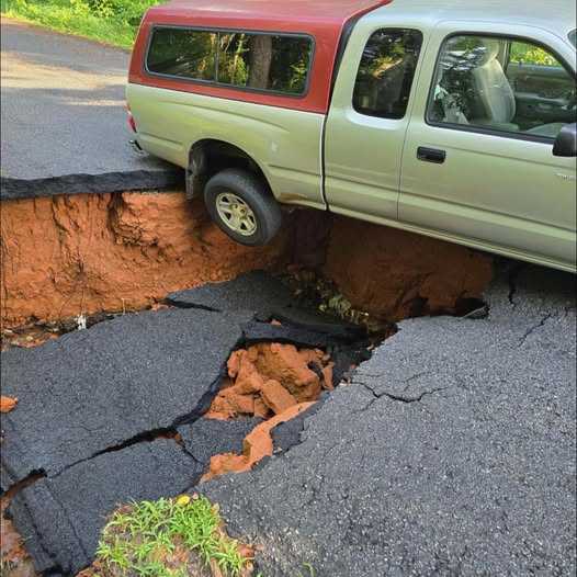 Water main break causes sinkhole and disruptions in Upstate city, officials say