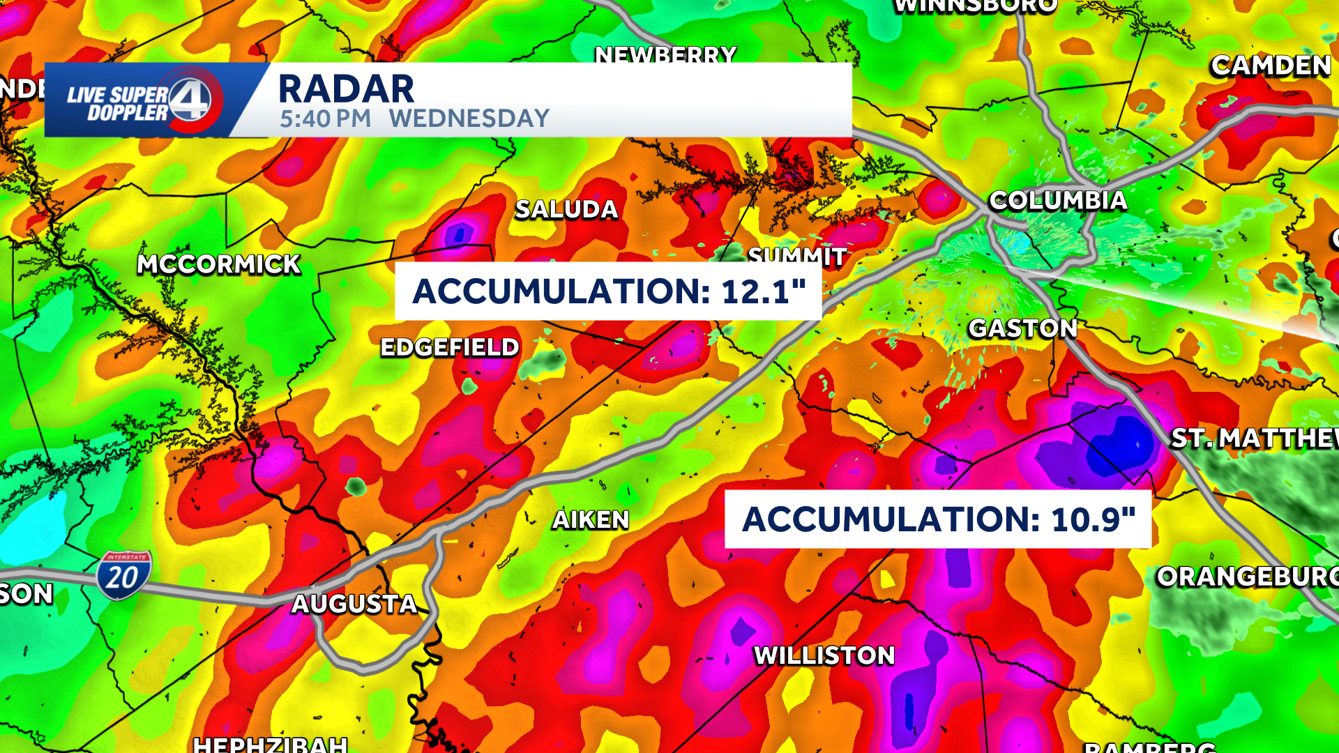 Heavy rainfall puts a dent in drought conditions across the Carolinas ...