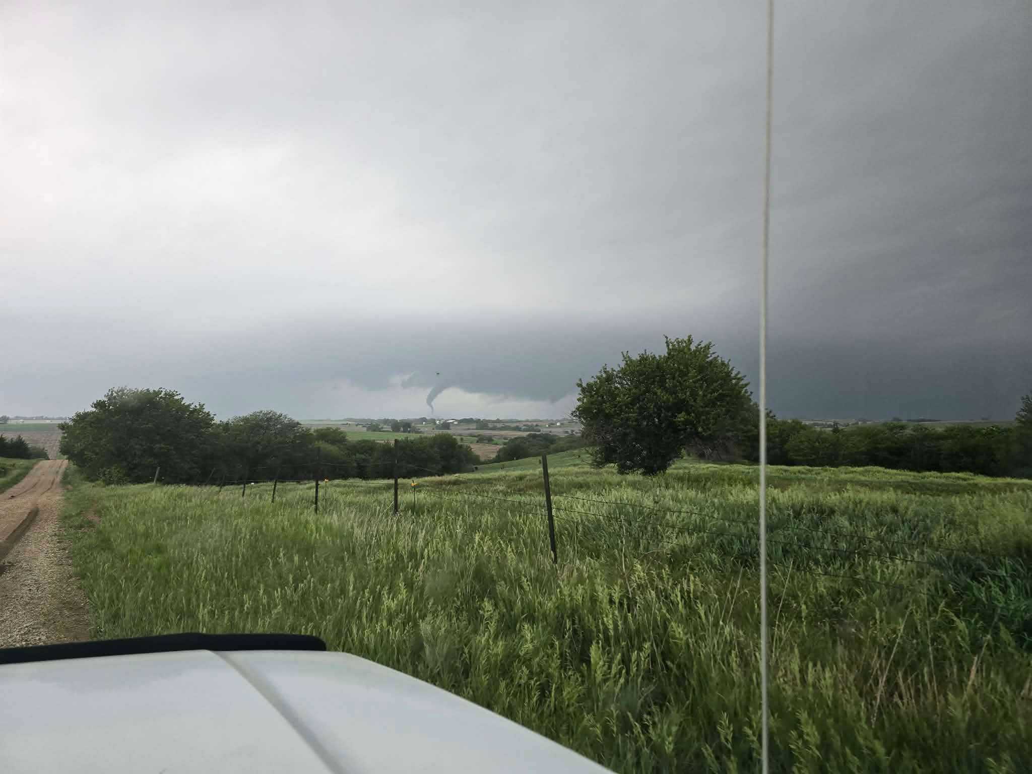 Photos: Tornadoes spotted in Nebraska during Monday's severe weather