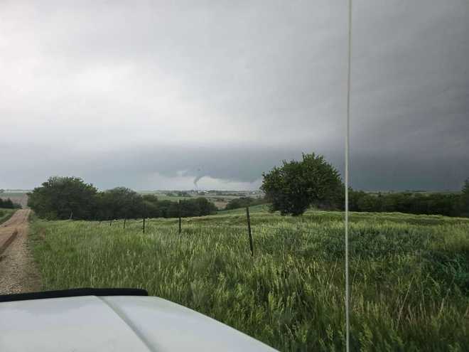 possible tornado during severe weather in nebraska