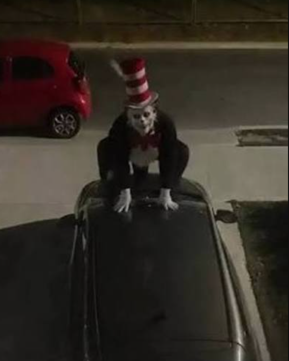 wlwt.com - Emily Sanderson - Creepy 'Cat in the Hat' trend targets schools, prompting police to get involved