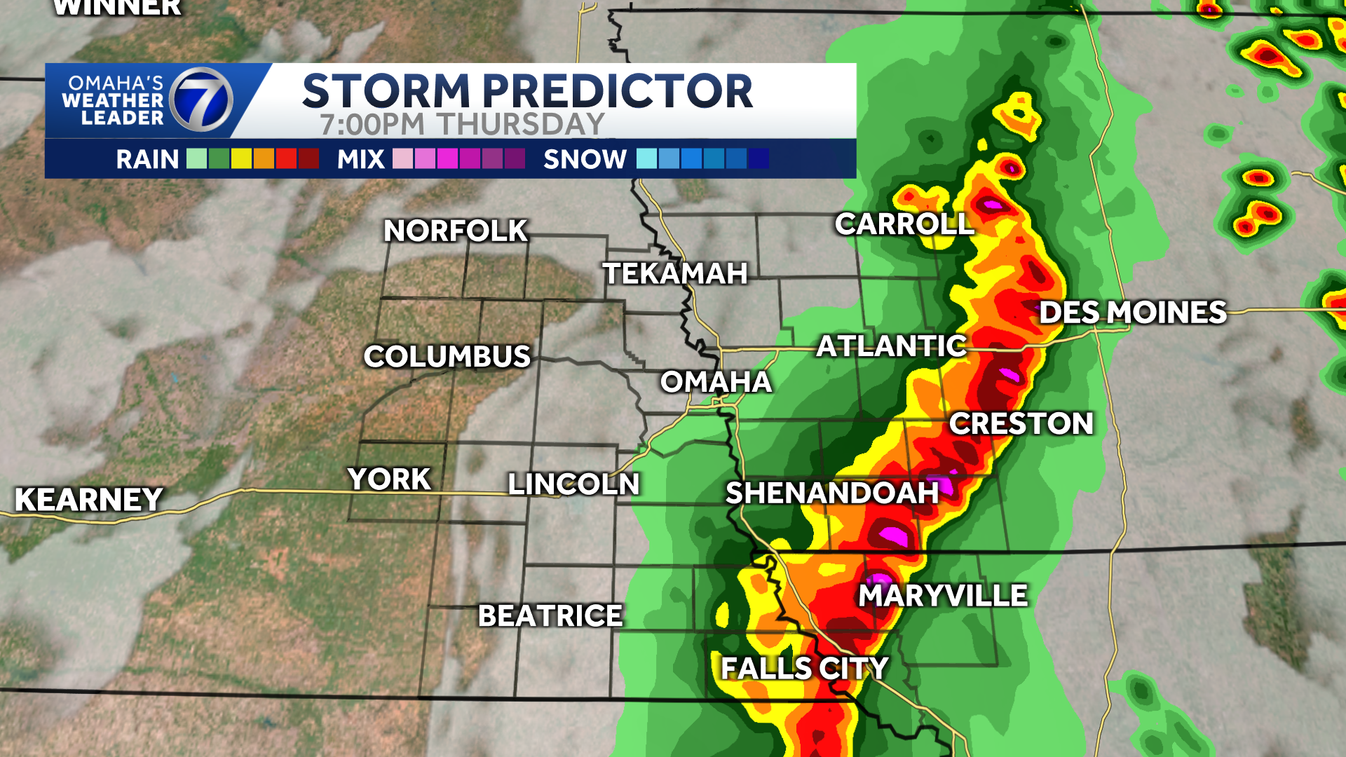 Omaha, Nebraska weather: Severe storms bring hail, strong winds - KETV