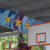 Chris Paul mural and court upgrades begin at Rupert Bell Park in Winston-Salem