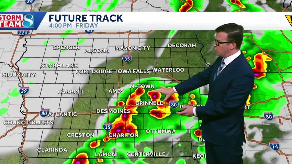 Iowa weather: Strong storms return this afternoon