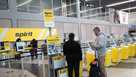 Spirit Airlines counter