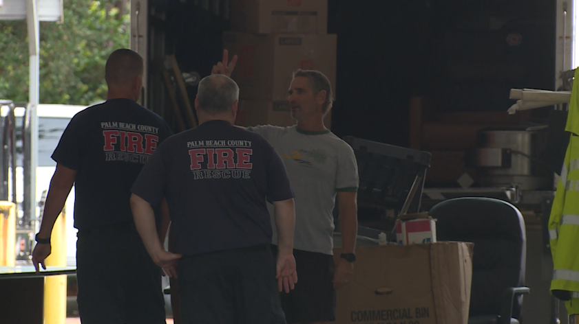 Move out day for Palm Beach County Fire Rescue after over 40 years of service in Jupiter