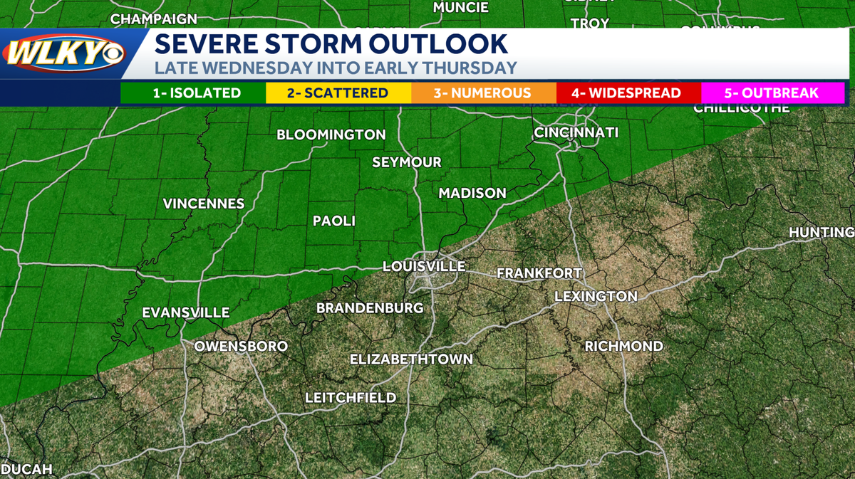 Impact weather returns early Thursday; storm chances increase
