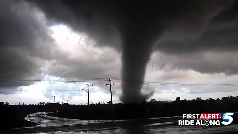 LIVE:  Structural damage reported after large tornado spins through northern Oklahoma
