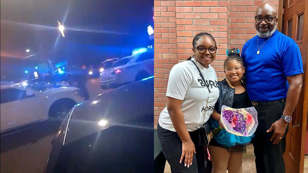 Family shields granddaughter during restaurant parking lot shooting in Jackson