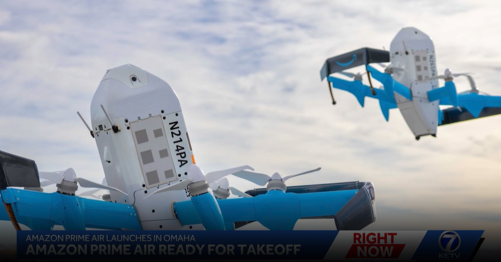Amazon Prime Air drones hit the Omaha metro